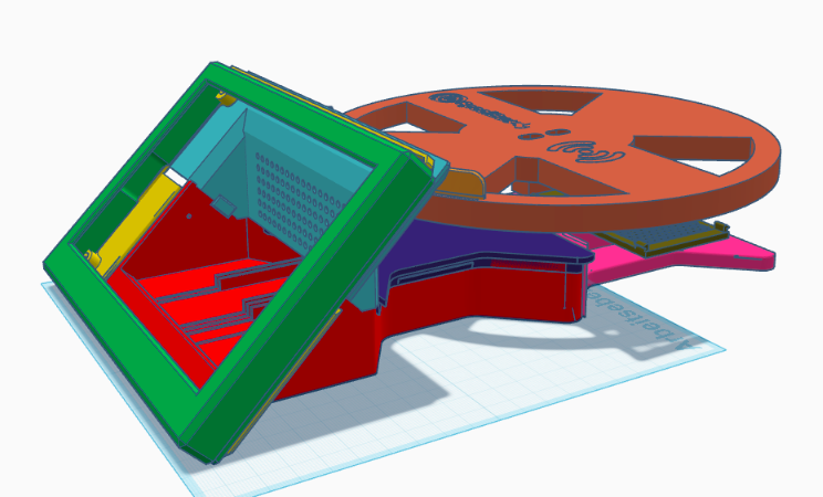 SpoolBuddy assembly — front angle